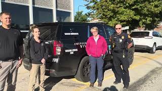 Waterloo Police Foundation amp Department suicide awareness squad car for Suicide Prevention Month [upl. by Aneres789]