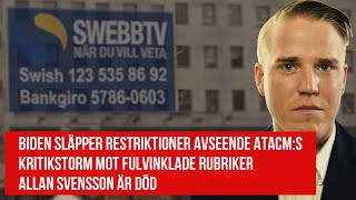 Swebbtv Nyheter 18 november 2024 [upl. by Amalee]