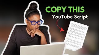 How To Write A Script for A YouTube Video  YouTube Script Outline [upl. by Rodgiva425]