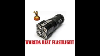 Nitecore TM28 Review Worlds Best Flashlight Brightest Camping Backpack Car Lumens Most [upl. by Elylrac]