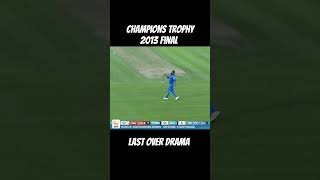 Last over thriller in champions trophy final shorts cricket cricketlover [upl. by Ellemrac505]