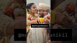 ನವ ಜೋಡಿ Madhu 😍Nikhil nidhu wedding viralvideo short reels love instagram viralmarriag [upl. by Esinaj]