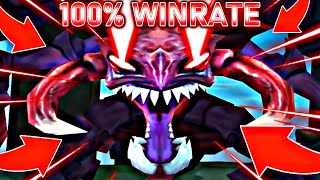 100 WIN RATE ON CHOGATH BEST CHAMP TO CLIMB [upl. by Serle]