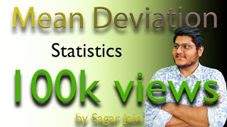 Mean Deviation  Statistics [upl. by Arluene]