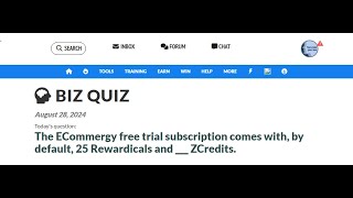 The ECommergy free trial subscription comes with by default 25 Rewardicals and  ZCredits [upl. by Aneeuqahs848]