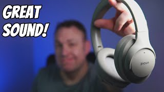 These Picun Active Noise Cancelling Headphones have great sound and great battery life [upl. by Auqenwahs]