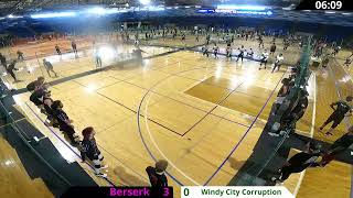 Dodgeball  2024 USA National Championship  RR  Berserk vs Windy City Corruption [upl. by Amity]