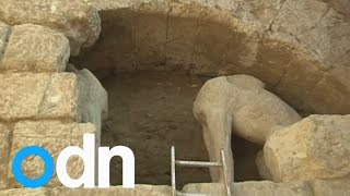 Archaeologists discover huge ancient tomb in Greece [upl. by Noivax]