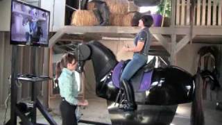 Riding Lesson on Riding Simulator with Jody Ambrose [upl. by Ogaitnas]