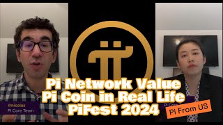 Pi Network value  Pi Coin in real life PiFest 2024 [upl. by Parrnell]