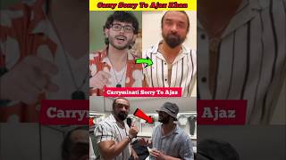 Carryminati sorry to Ajaz khan 😱  carryminati vs ajaz khan shorts [upl. by Alamac]