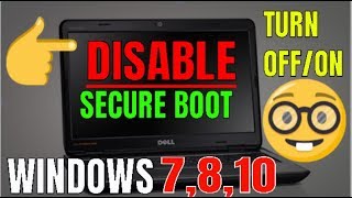 HOW TO DISABLE SECURE BOOT IN PC Windows7Windows8Windows10 in hindi by borntoplaygames [upl. by Nojad]