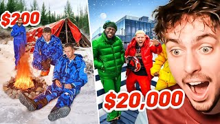 SIDEMEN 20000 vs 200 WINTER HOLIDAY Reaction [upl. by Gard979]