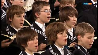 Thomanerchor Leipzig  quotIch steh an deiner Krippen hierquot Weihnachtsoratorium JS Bach MDR 2012 [upl. by Alletsyrc207]