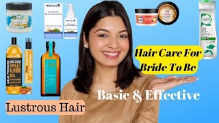 Simple amp Effective Hair Care For Bride To Be  Lustrous Soft Frizz  Free Hair On Your Big Day [upl. by Akeenat]