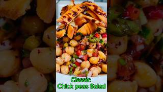 Classic chick peas salad High protein [upl. by Ipoillak858]