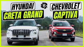 Chevrolet CAPTIVA vs Hyundai CRETA GRAND  Rodrigo de Motoren [upl. by Bettzel]