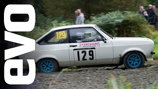 Mk2 Escort at the Woodpecker Rally  evo Diaries [upl. by Itsuj367]