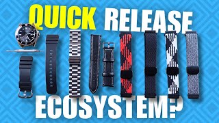 The Perfect 22mm Quick Release Watch Band Ecosystem feat Casio Duro [upl. by Enram]