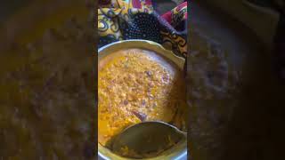 Okpa aka Bambara nuts pudding nigeriafood nigeriafoodmukbang music art [upl. by Yeslek]