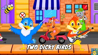 Two little dicky birds Nursery Rhymes englishrhymes nurseryrhymes [upl. by Avlasor]