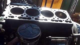 WoodMizer LT40 Замена колец двиг Kubota D33 Replacement rings engine [upl. by Yeung]