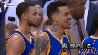 Golden State Warriors vs OKC Thunder Full Game Highlights March 20 2017 2016 17 NBA [upl. by Anilorac31]