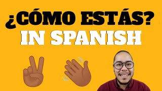 Spanish ¿Cómo estás Song Canción ¿Cómo estás  Learn How are you  Feelings in Spanish [upl. by Ennahoj841]