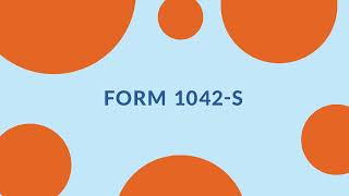 The Deadline To File Form 1042S [upl. by Aohsoj]