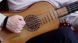 Baroque guitar  Santiago de Murcia  Jacaras and Fandango  Polivios  Stradivari Model [upl. by Atteynod103]