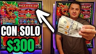 📢 Jugamos con solo 300 en el High Limit del Casino para Llevarnos el Grand Jackpot de 42000 [upl. by Knorring]