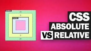 CSS Absolute vs Relative Position EXPLAINED [upl. by Nwahsek]