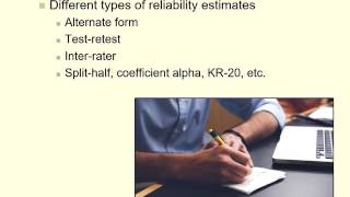 Lecture 3b estimating reliability [upl. by Tletski]