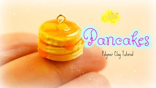 Mini Pancakes Polymer Clay Tutorial [upl. by Rogerson]