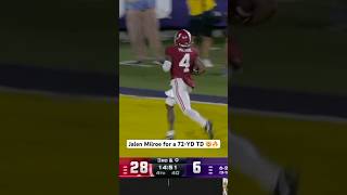 Jalen Milroe had FOUR rushing TDs against LSU 😤🔥 [upl. by Flaherty966]