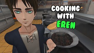 Cooking with Eren AOT VR [upl. by Studnia]