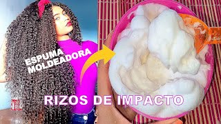 ❤️ PODEROSA ESPUMA mousse MOLDEADORA DE RIZOS ✅ VOLUMEN DE LUJO▶️ Mejor que la espuma de LOREAL [upl. by Kosaka]