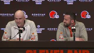 Browns Scouts Max Paulas amp Dan Zegers speak to the media  Cleveland Browns [upl. by Garrek]