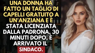 Una donna ha fatto un taglio di capelli gratuito a unanziana e è stata licenziata dalla padrona [upl. by Artima]