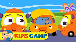 Wheels On The Bus  Nursery Rhymes  100 Minutes Compilation from Kidscamp [upl. by Ernestus]