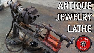 Antique Jewelry Lathe Restoration [upl. by Eicnarf664]