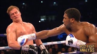 ANTHONY JOSHUA VS ALEXANDER POVETKIN  KNOCKOUT AJ SURVIVES POST FIGHT REVIEW NO FOOTAGE [upl. by Eiramadnil624]