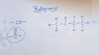 Draw the structure for Butanone [upl. by Feltie]