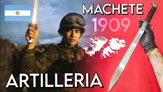 MACHETE DE ARTILLERIA GUERRA MALVINAS  MODELO 1909 [upl. by Aiuqcaj]