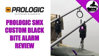 ProLogic SMX Custom Black Bite Alarm Review [upl. by Atiuqel778]