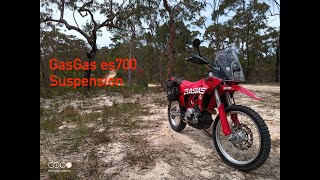 GasGas es700 Bike build The suspension [upl. by Anneis]