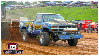 Truck Pulls 2023 Appalachian Outlaws Small Block 4x4 Trucks in Fishersville VA  S1  E9 [upl. by Attolrac572]