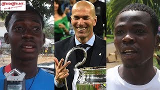 Microtrottoir  Ce que les ivoiriens pensent de la démission de Zinédine Zidane du Réal Madrid [upl. by Tterrag]