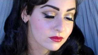 DITA VON TEESE MAKEUP TUTORIAL TEASER PERRIER MANSION ADVERT BURLESQUE Princess Jasmine Look [upl. by Odrarebe]