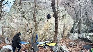 Moores Wall Bouldering  Misanthrope V5 [upl. by Musette]